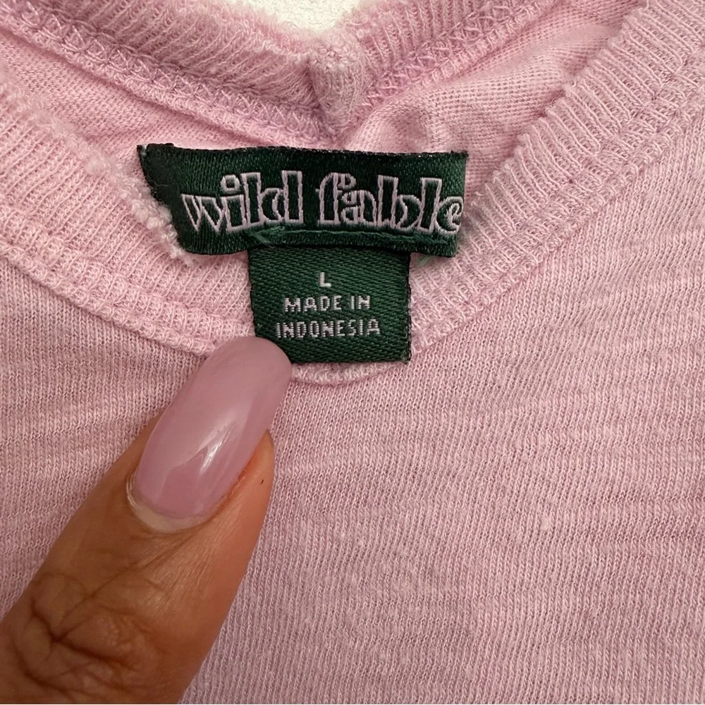 Wild Fable Lilac Sleeveless Peplum Crop Top – Size L